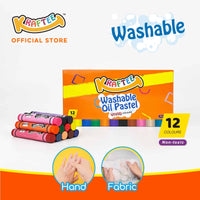 kraftee 12ct washable oil pastel
