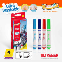 kraftee ultraman blazar 4ct washable markers