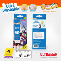 kraftee ultraman trigger 4ct washable markers