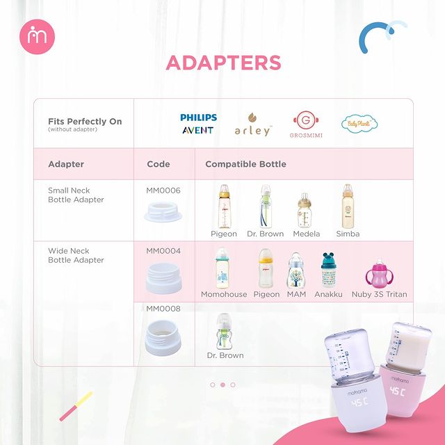 Astra Family Introducing the Philips Baby Bottle Adapter Kit, the perfect companion for your Momama Intelligent Bottle Warmer - Baby Pink. This kit is designed to be easy to use, ensuring a hassle-free experience for your Momama Intelligent Bottle Warmer - Baby Pink.