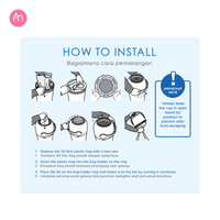 Momama Odour Free Nappy-Bin (Beige)