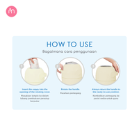 Momama Odour Free Nappy-Bin (Beige)