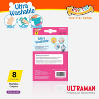 kraftee 8ct washable crayons ultraman z