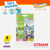 kraftee 8ct washable crayons – ultraman taiga