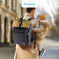 Phanpy Yiyan Backpack Mom Bag - Grey (Daddy Style)