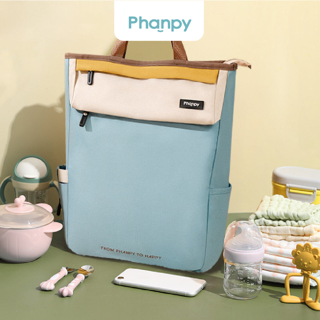 Phanpy Yiyan Backpack Mom Bag - Blue Upgrade (Plus Type)