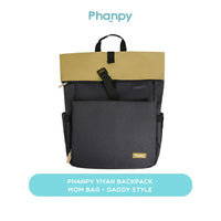 Phanpy Yiyan Backpack Mom Bag - Grey (Daddy Style)