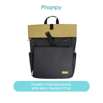 Phanpy Yiyan Backpack Mom Bag - Grey (Daddy Style)
