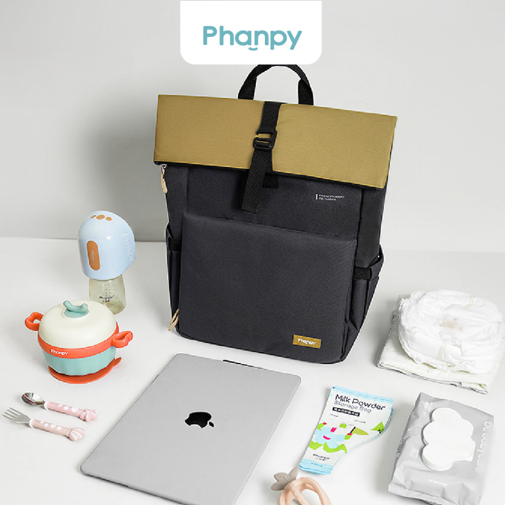 Phanpy Yiyan Backpack Mom Bag - Grey (Daddy Style)