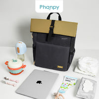 Phanpy Yiyan Backpack Mom Bag - Grey (Daddy Style)