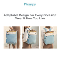 Phanpy Yiyan Backpack Mom Bag - Blue Upgrade (Plus Type)
