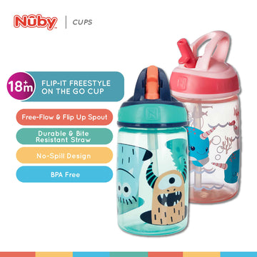 nuby insulated cup wt new sipper top 1pk 9oz/260ml (copy)