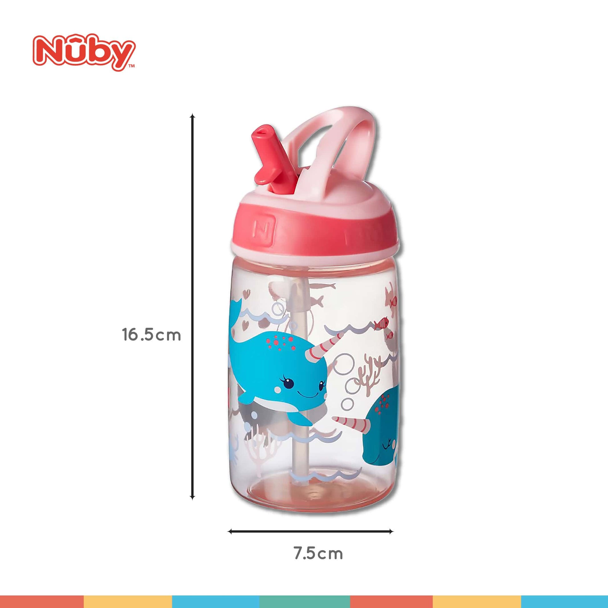 nuby e commerce new bm89052 flip it freestyle hard straw flip it on the go cup 02