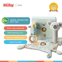 nuby animal adventure gift set