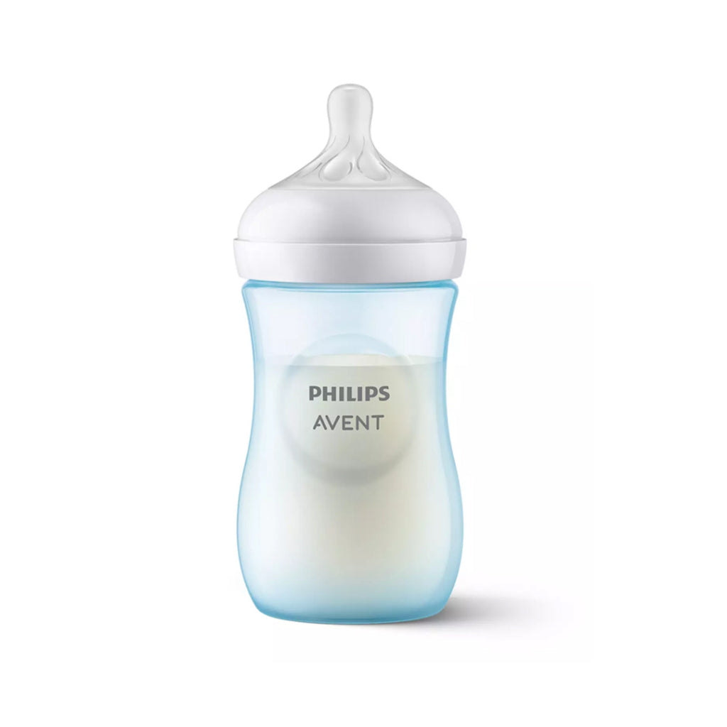 pa natural response baby bottle 1m 9oz260ml blue scy90321(2)