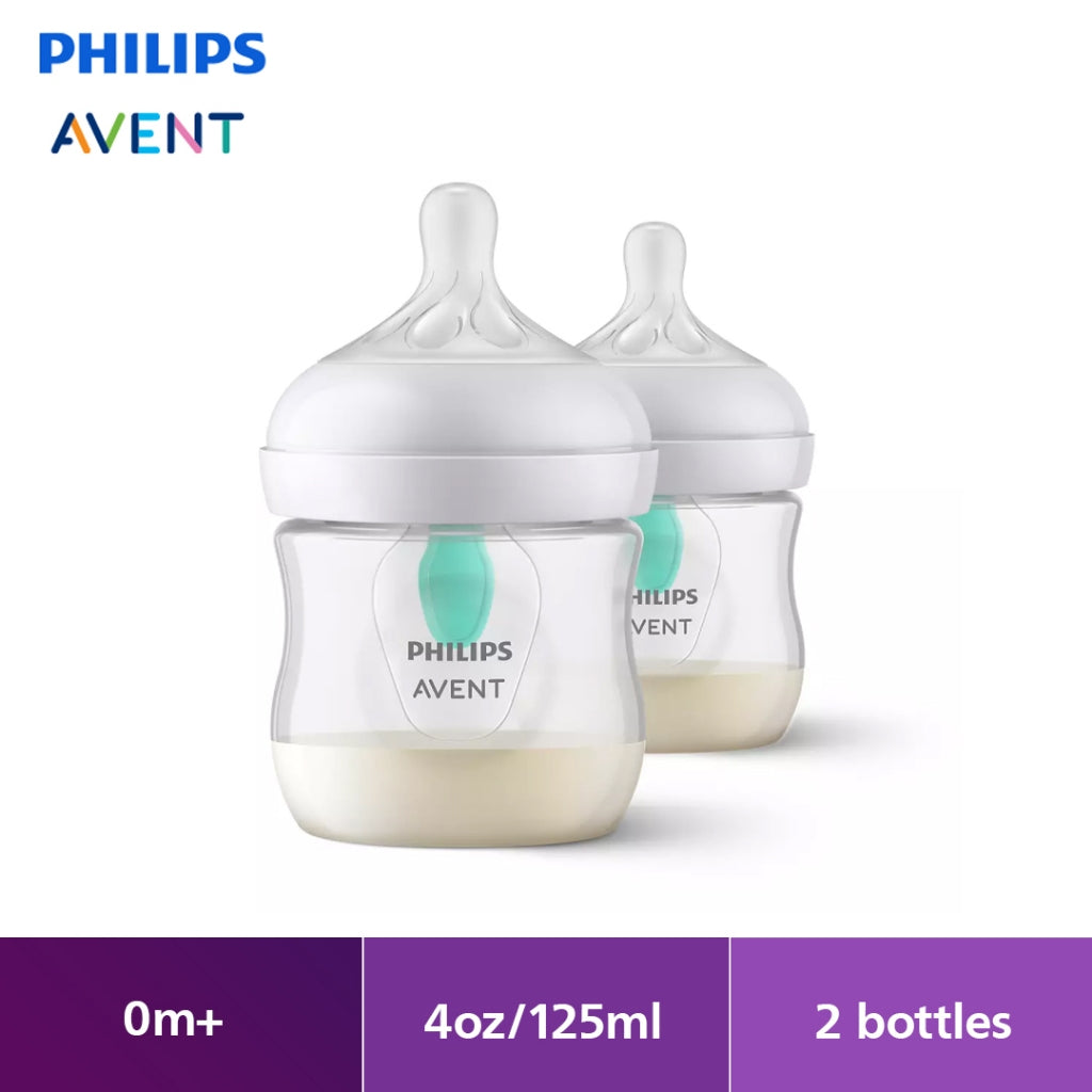 pa natural response baby bottle with airfree vent 0m 4oz125ml twin scy67002(1)