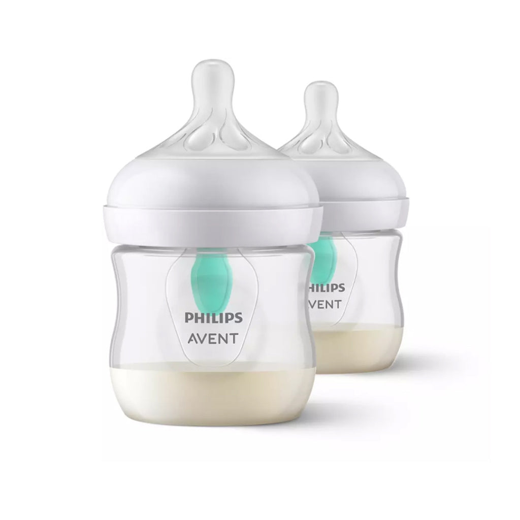 pa natural response baby bottle with airfree vent 0m 4oz125ml twin scy67002(2)
