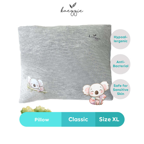 pxl0001gc kaeggie signature pillow grey classic size extra large (xl) 01