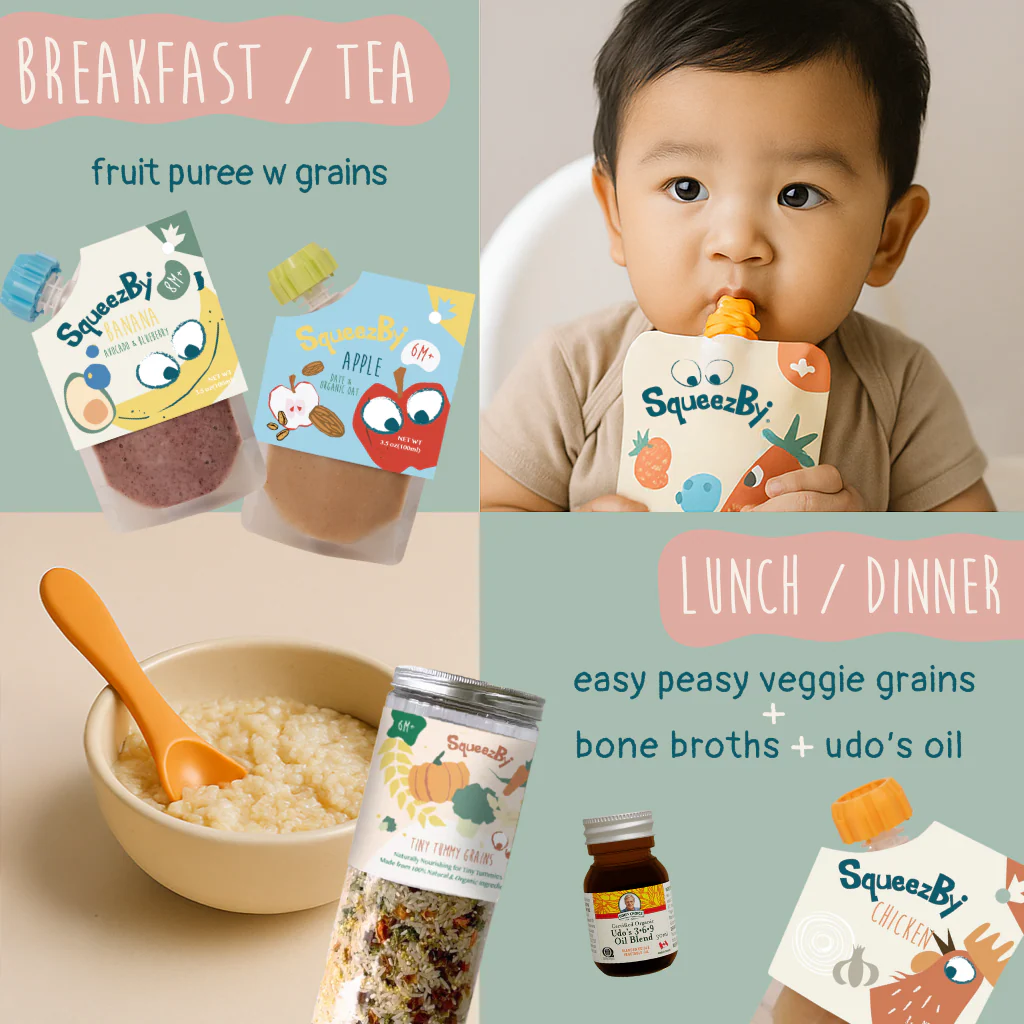 Squeezby Fruit and Broth Pouches