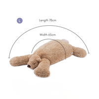 Suamoon Lie Prone Polar Bear Brown L
