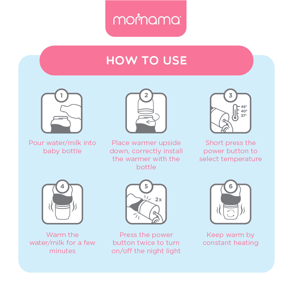 momama intelligent milk warmer plus+ (ivory)