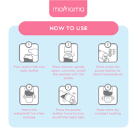 momama intelligent milk warmer plus+ (ivory)
