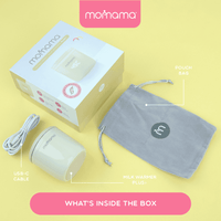 momama intelligent milk warmer plus+ (ivory)