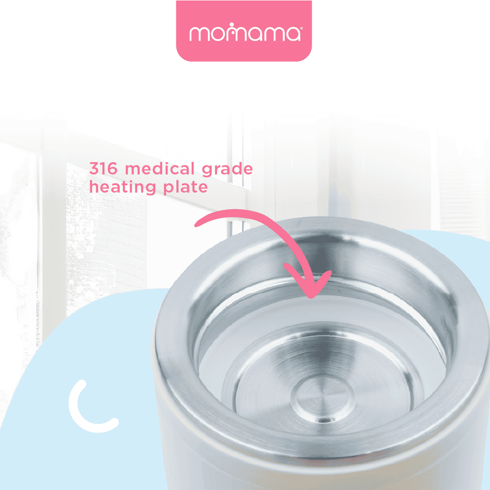 momama intelligent milk warmer plus+ (ivory)