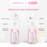 momama layease breast pump with lunavie seamleass nursing bra (copy)