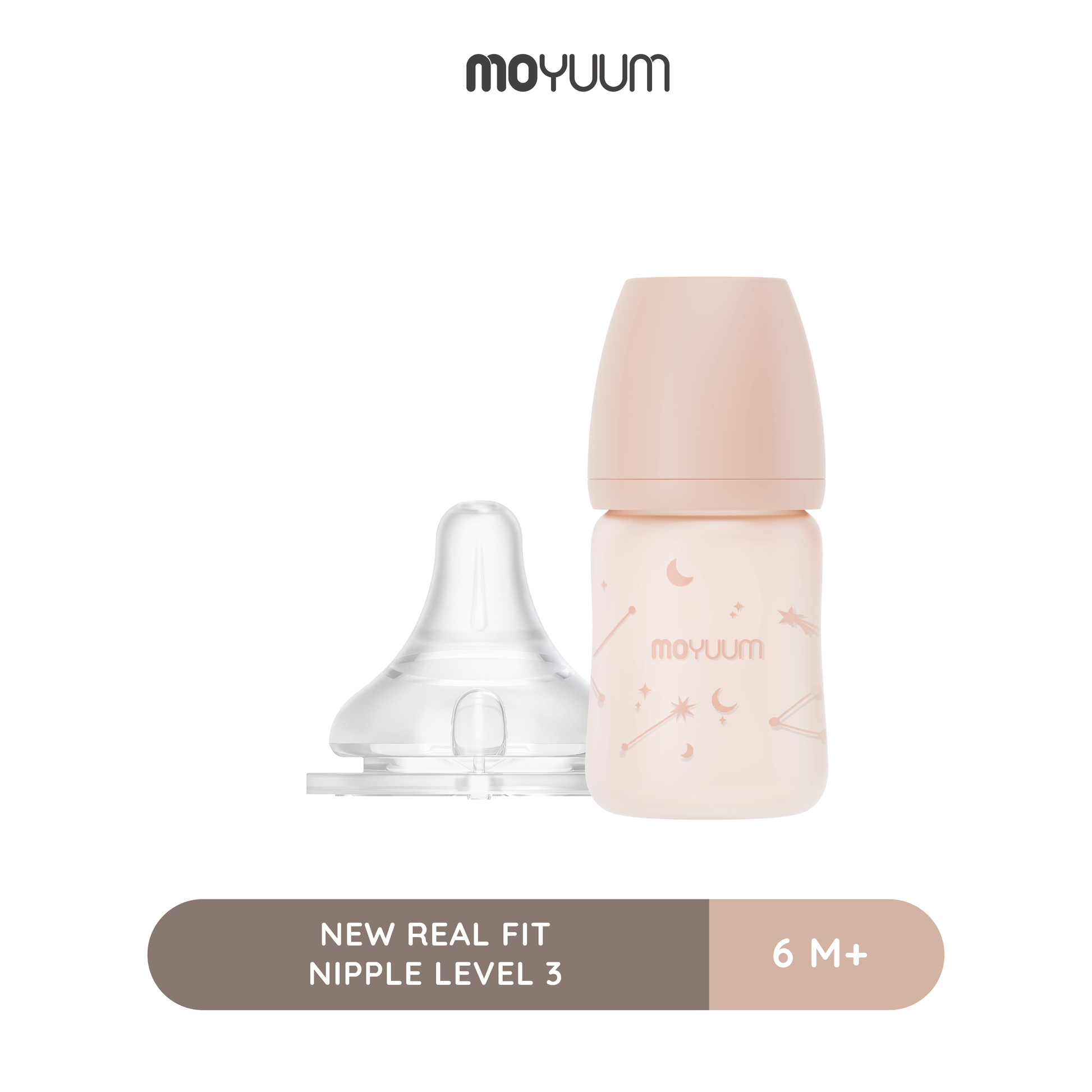 Moyuum NEW REAL FIT Nipple Level 1-4 - Astra Family