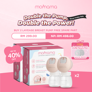Momama LAYEASE Double Pump Bundle – 2 Pumps + FREE Spare Part (Worth RM50)