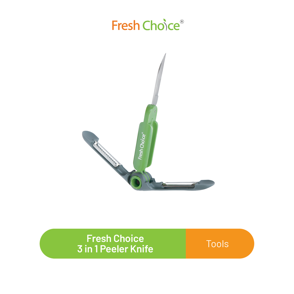 Fresh Choice 3 in 1 Peeler Knife - Astra Family