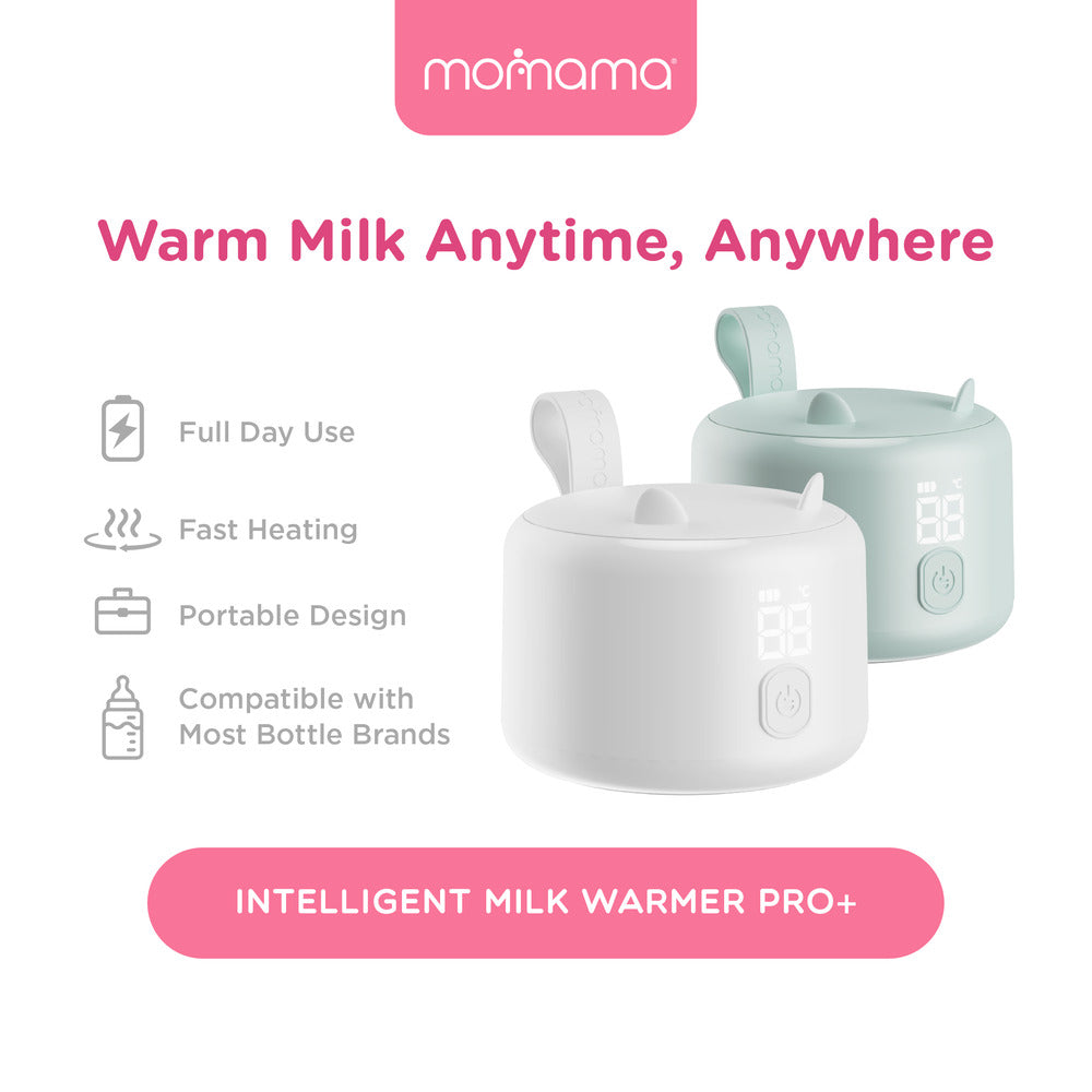 Momama Intelligent Milk Warmer PRO+  Long-Lasting Battery | Fast Heating | Rechargeable | 4 Temperature Settings - Astra Family