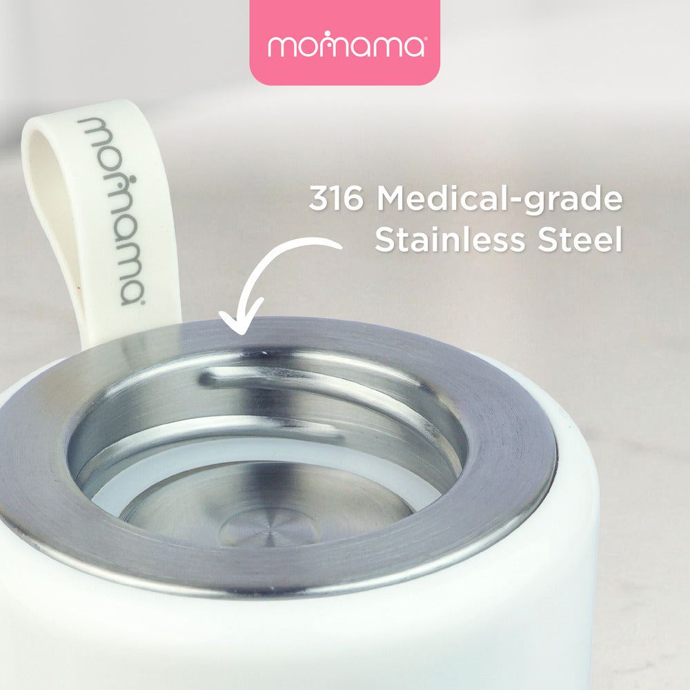 Momama Intelligent Milk Warmer PRO+  Long-Lasting Battery | Fast Heating | Rechargeable | 4 Temperature Settings - Astra Family