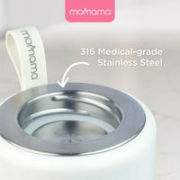 Momama Intelligent Milk Warmer PRO+  Long-Lasting Battery | Fast Heating | Rechargeable | 4 Temperature Settings - Astra Family