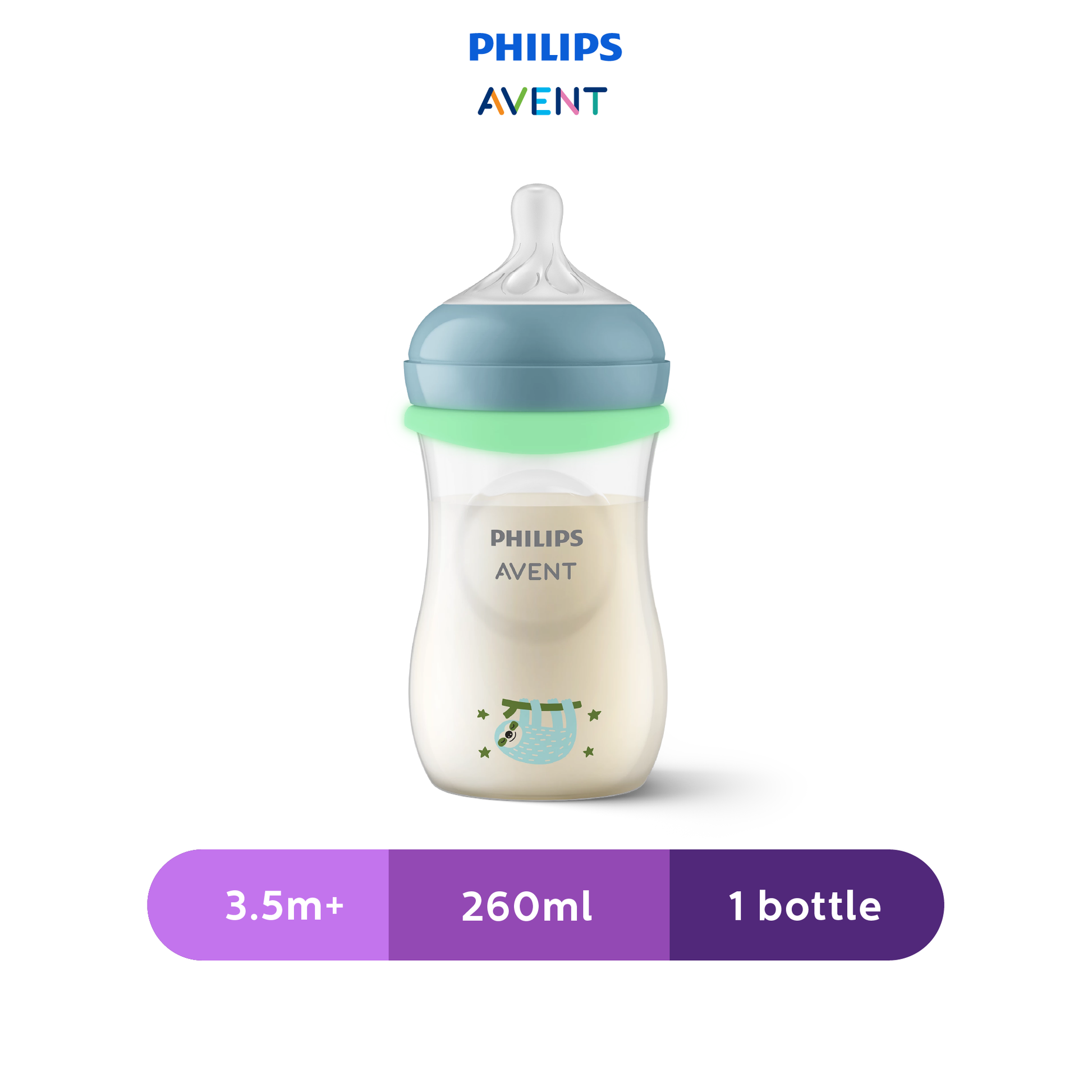 Philips Avent Natural Response Nighttime Baby Bottle 260ML/9OZ
