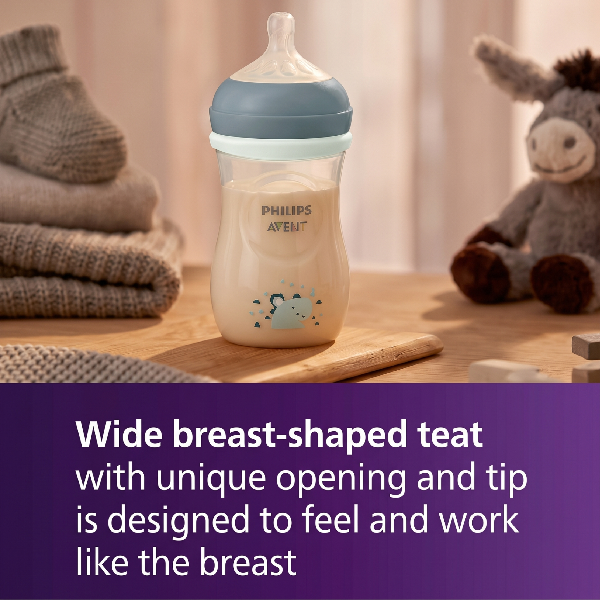 Philips Avent Natural Response Nighttime Baby Bottle 260ML/9OZ