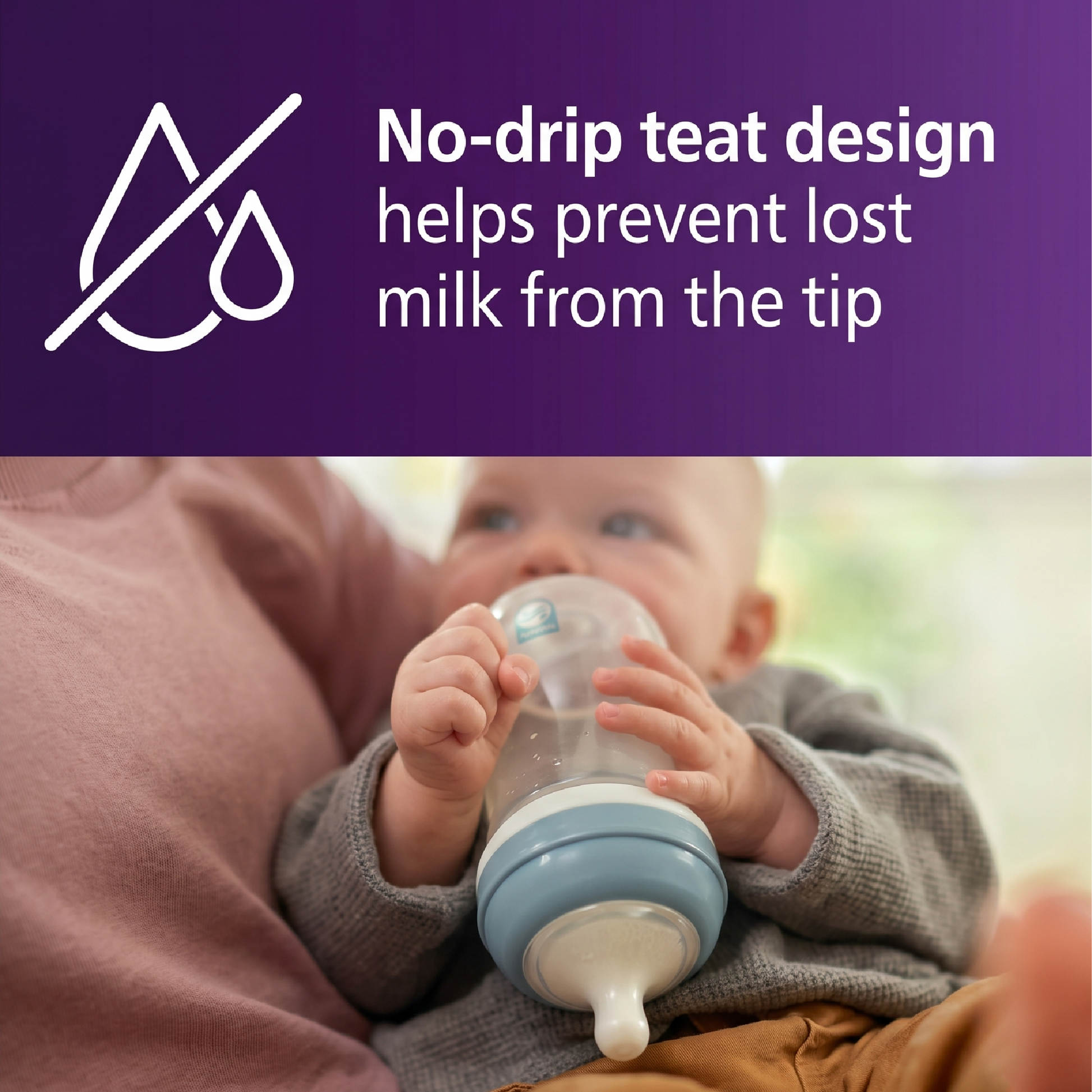 Philips Avent Natural Response Nighttime Baby Bottle 260ML/9OZ