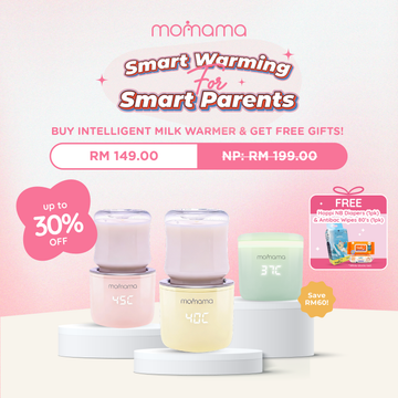 Momama® Intelligent Milk Warmer Plus+ | Portable, Fast Heating, 3 Temp | Pemanas Susu Mudah Alih