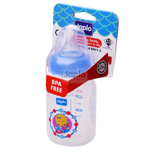 JAPLO ROUND 120ML FEEDING BOTTLE (WITHOUT HANDLE)- HANGING CARD