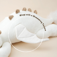 Suamoon Lie Prone Dinosaur White