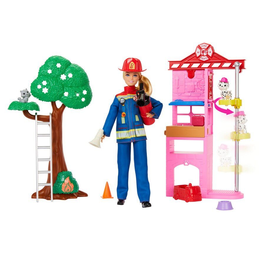FP BRB Crrs Firefighter Playset