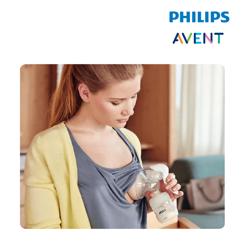 Astra Family Philips Avent breast pump with VIA cup storage.