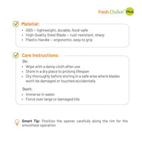 Fresh Choice 3 in 1 Safety Can Opener