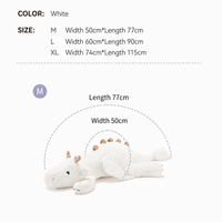 Suamoon Lie Prone Dinosaur White