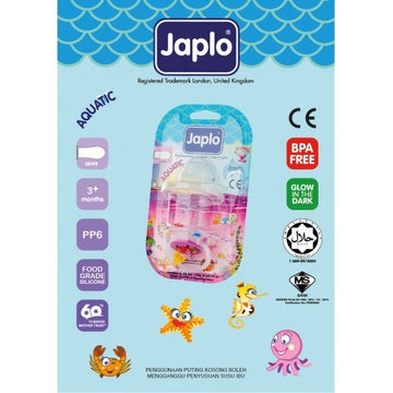 JAPLO AQUATIC OLIVE-WITH NIGHT GROWTH HANDLE AND RATTLE- (WITH COVER)