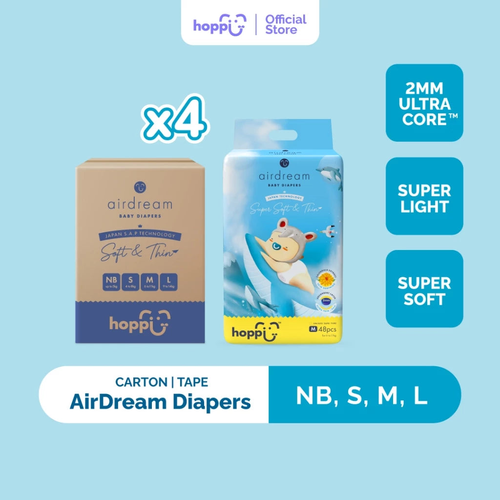 [CARTON] Hoppi AirDream Baby Diaper Tape