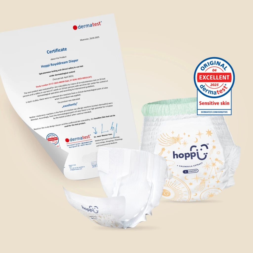 [CARTON] Hoppi RoyalDream Baby Diaper Pants X4 - Astra Family