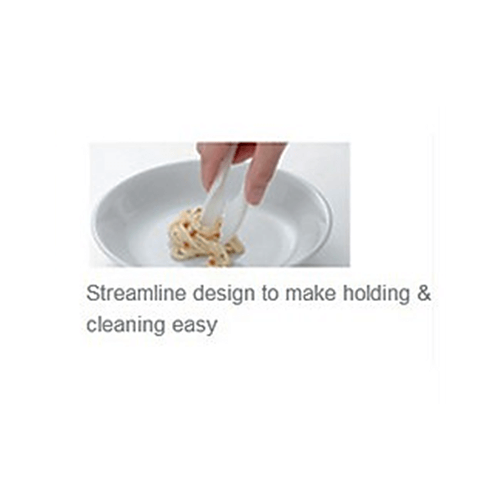 COMBI BABY LABEL NOODLE CUTTER & SPOON ORANGE (LA) #81015