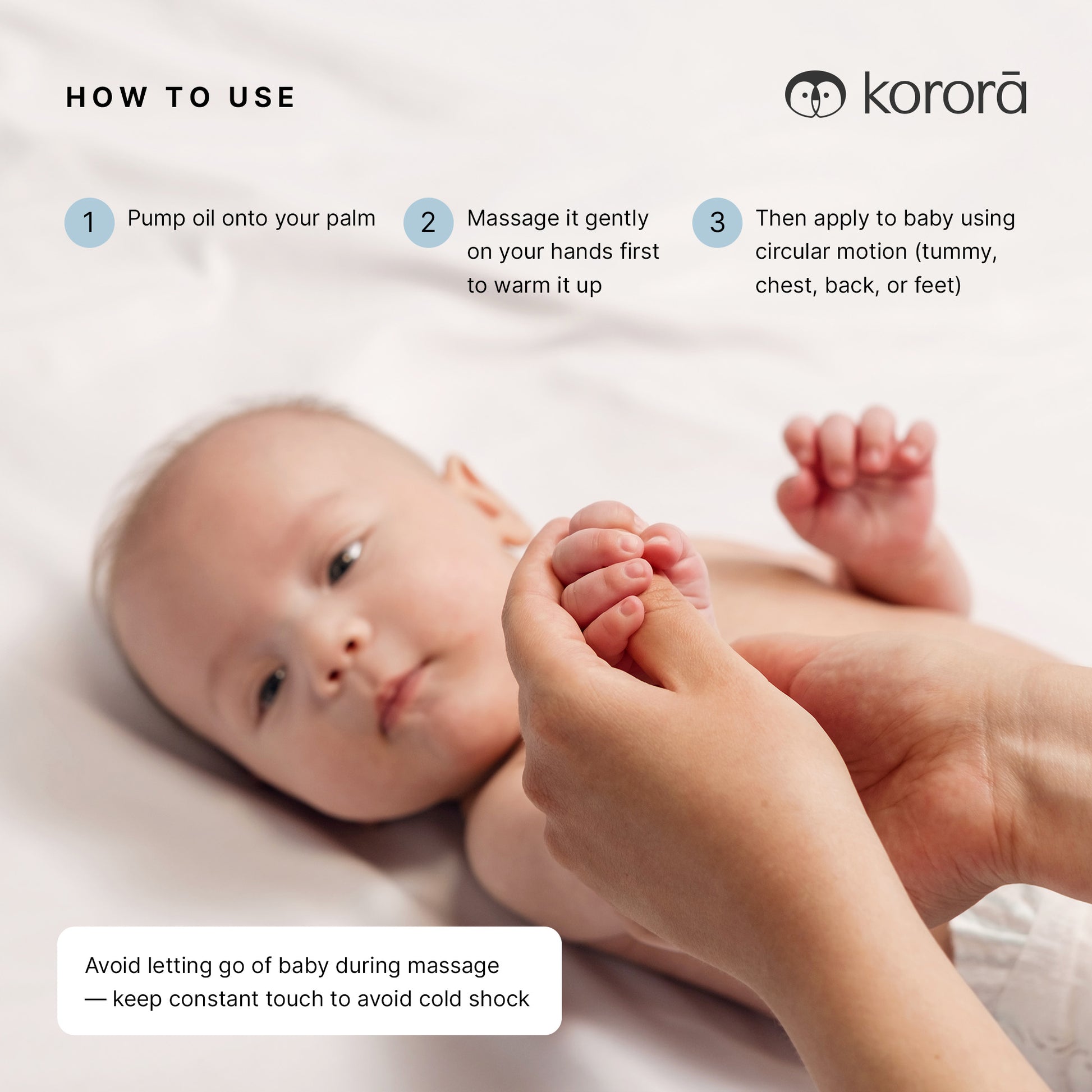 Korora Calming Massage Oil (50ml)